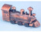 Nauticalia Druckguss-Anspitzer Lokomotive Bronze Bleistiftspitzer