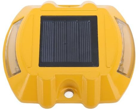 Luci di segnalazione solari per vialetto - Lega di alluminio, lampada da strada a LED impermeabile per percorsi, marciapiedi, uso esterno (Luce bianca)
