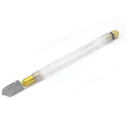 MIUYTRN Rueda de corte de vidrio premium, herramienta manual for cortar vidrio TC-17/TC-30/TC-96, cortador de vidrio, cortador de azulejos de cerámica, cortador de vidrio Toyo cuicui(Silver)