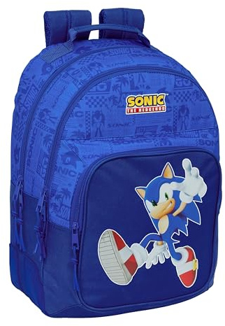 safta Sonic Schulrucksack für Kinder, ideal für Kinder verschiedener Altersgruppen, bequem und vielseitig, Qualität und Widerstandsfähigkeit, 32 x 15 x 42 cm