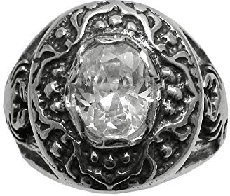 Sterling silber herren ring Skorpion mit CZ solide 925 Empress Größe 52-75 R001231