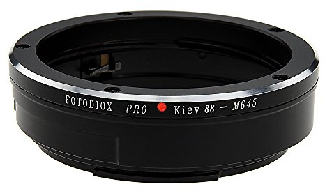 Fotodiox Pro Lens Mount Adapter Compatible with Kiev 88 Lenses on Mamiya 645 Cameras