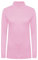 Candid Styles Ladies Polo Roll Neck Long Sleeve Turtle Neck Plain Jumpers for Women Top(Baby Pink,20-22)