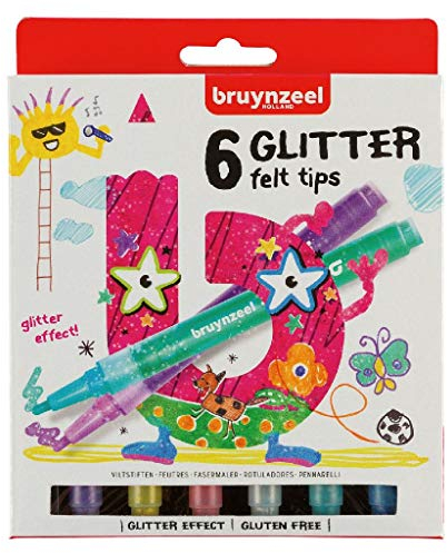 Glitterstiften Bruynzeel 6 stuks (60126006)