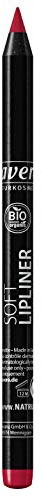 lavera Soft Lipliner - Red 03 - Lippenkonturenstift - Geschmeidig cremige und lang haftende Textur - Naturkosmetik - Natural Make-up - Bio Pflanzenwirkstoffe - 100% natürlich - 3er Pack (3x 1.4 g)