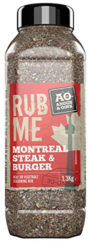 Angus & Oink Rub Me Montreal Steak & Burger BBQ Seasoning (POD)