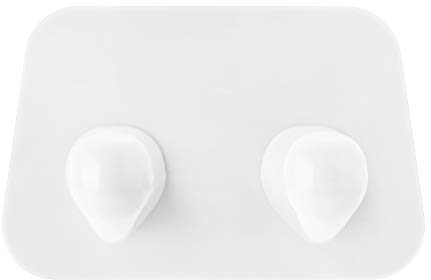 VIGAR Colgador Multiusos Doble Gancho Compact Gris Claro, 11,6 x 7,5 x 7,5