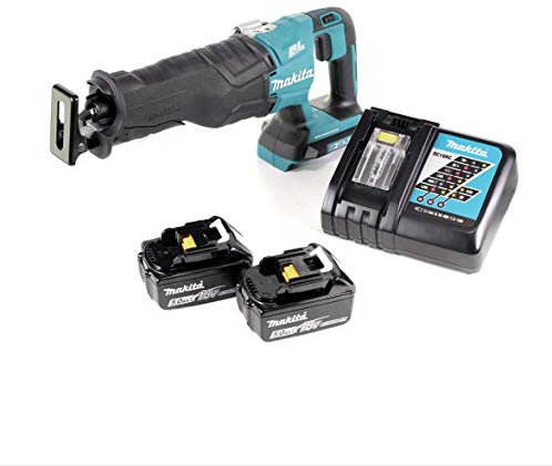 Makita DJR 360 RT Scie sabre sans balais 36 V 2 x 18 V + 2 x batterie 5 Ah + chargeur