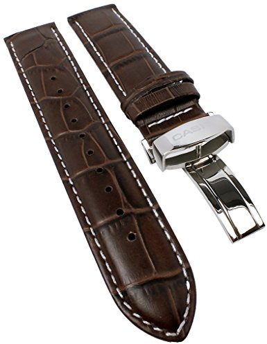 Casio Ersatzband Collection Uhrenarmband aus Leder braun 20mm BEM-507