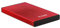 TOOQ TQE-2527R - Custodia per dischi rigidi HDD da 2,5, (SATA I/II/III fino a 9,5 mm di altezza, USB 3.0), alluminio, indicatore LED, rosso, 50 g.
