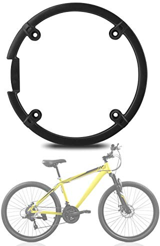 Mountainbike Kettenschutz, Fahrradkettenrad aus Kunststoff, Kettenrad-Kurbelgarnitur für Mountainbikes, Schwarzes