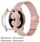 Cinturino Compatibile con Samsung Galaxy Watch 4 40mm, Braccialetto + Cover Protettiva Set, Bracciale in Metallo a Maglia in Acciaio Inossidabile & Cover Protettiva per Galaxy Watch4 40mm Solo