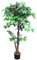 Kunstpflanze Künstliche Pflanze Benjamin Ficus künstlicher Baum Künstlich im Topf Plastik Pflanzen Zimmerpflanze wie Echt Deko 120 cm Decovego Innendekoration
