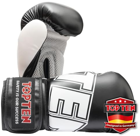 TOP TEN Boxhandschuhe NK3 | Trainingshandschuhe zum Boxen | Sparring Gloves | 10 oz