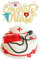 Gyufise 1 Stück Congrats Nurse Cake Topper mit Glitzer Krankenschwester Kappe 2023 Graduierung Krankenpflege Kuchen Pick für medizinische Rn Thema 2023 Graduierung Geburtstag Party Kuchen Dekorationen