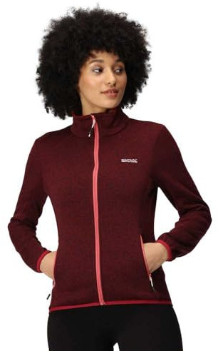 Regatta Damen Women's Newhill Full Zip Fleece Jacket Fleecejacke, Burgnd (RmRd), 40