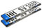 HSV Nummernschildhalter Chrome 2er Set Kennzeichenhalter Hamburger SV