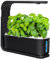 Hydroponische Anzuchtsysteme, Smart Garden mit LED-Pflanzenlampe, Automatisch Timer Indoor Kräutergarten Kit, Höhenverstellbar, Schwarz (3 Löcher)