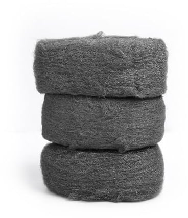 Steel Wool Against Mice, Pack of 3 Steel Wool, Steel Wool Fine 0000, Steel Wool for Holes and Wall Cracks of Home, Steel Wool for Home, Garage and Garden
