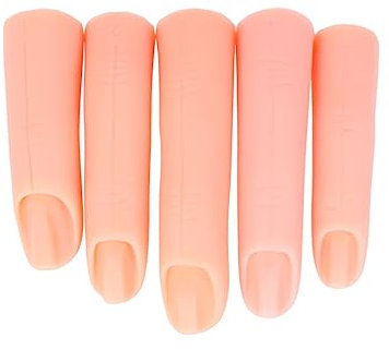 Ipetboom Nail Art False Fingers Practice Hand Model for Manicure Perfect for Beginners Artists