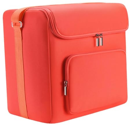 Colcolo Mallette de transport pour réfrigérateur de voiture, sac de réfrigérateur de voiture, pochette thermique avec fermeture à glissière, housse de, Orange