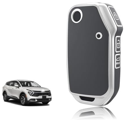 TOOMUME Schlüsselhülle TPU, Autoschlüssel Hülle Passt für Kia Sportage R GT MK5 Stinger GT Sorento Picanto Ceed CD Proceed XCeed Cerato Forte, Schlüsselcover Schutz Schlüsselgehäuse - Flip Key