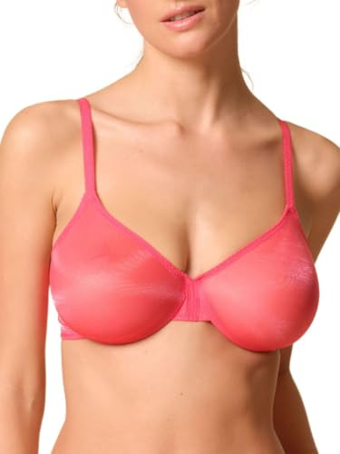 Gossard Glossies Non Padded Moulded Sheer Bra Paradise Pink 38FF