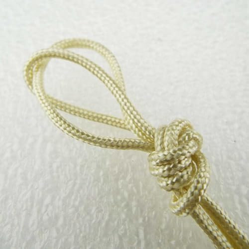 Blind Cord 1.4mm 2mm 3mm Light Pull Roman Tent Buy 5m 10m 20m 40m+ 879D, 3mm Cream, 10 Metres
