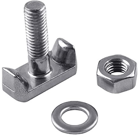 Batterie T-Bolzen Edelstahl Batteriekabel Spanner Schraube Ersatzbatterie T-Bolzen für Auto