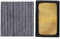 VHJIO Filtro dell'Aria Filtro abitacolo for Toyota Aqua NHP10 1.5L Hybrid 2011-2020 for AYGO 1.0L Filtro Auto OEM 1780121060 8713930040 Filtri abitacolo(2 PCS Filter Set)