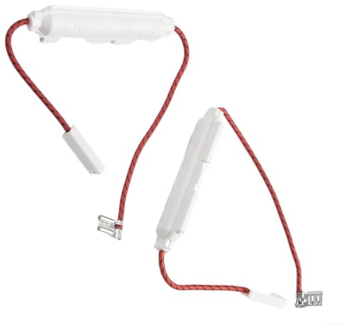 2x Fusible de Alto Voltaje 5KV 0.8A para Microondas, para soporte con Cable 310mm, Repuesto Múltiples, Paquete de 2 Unidades