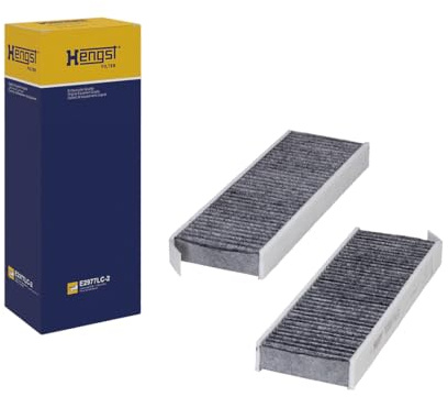 HENGST - Innenraumfilter E2977LC-2 - Luftfilter für den Innenraum mit Aktivkohle - Filtert Staub, Pollen & Gerüche für Allergiker - Für saubere Frischluft im KFZ - Automotive Zubehör