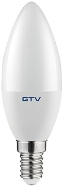 GTV LED Kerzenlampe C37 E14 8,0W 720lm 4000K Neutralweiß 230V 160° Kerzenform Glühbirne
