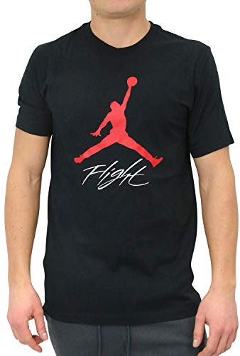 JORDAN Herren Jumpman Flight HBR Tee T-Shirt, Schwarz (Black Ao0664-010), L