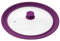 bremermann® Universal-Glasdeckel mit Silikonrand, 30/32/34 cm, groß (Lila)