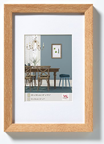 walther design EF015E Fiorito Holzrahmen 10x15 cm, Eiche hell