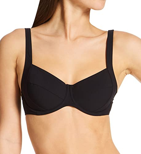 Rosa Faia Sibel Top Parte Superiore del Bikini, Nero, 48 Donna