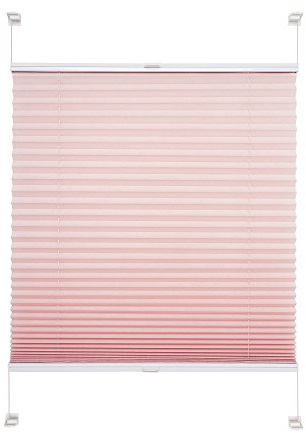 WR-Design Verspanntes Klemmfix-Plissee in Altrosa - Breite 45 bis 100 cm - Länge 150 oder 220 cm - der attraktive Sichtschutz (045 x 150 cm)