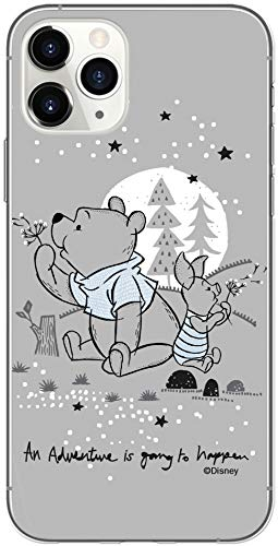 Ert Group custodia per cellulare per Apple Iphone 11 PRO MAX originale e con licenza ufficiale Disney, modello Winnie the Pooh and friends 008 adattato alla forma dello smartphone, custodia in TPU