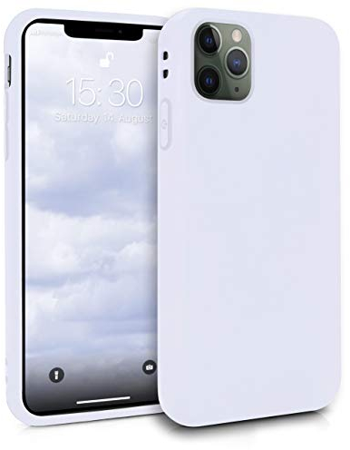MyGadget TPU Case for iPhone 11 Pro Max - [ Camera Protection & Anti Fingerprint ] - Silicone Cover with Soft Touch & Anti Scratch Shell - Matte White