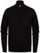 Kensington Eastside Men's Funnel Neck Quarter Zip Knitted Jumper Black