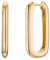 NOELANI Creolen 925 Sterling Silber Damen Ohrschmuck, 2,6 cm, Gold, Kommt in Schmuck Geschenk Box, 2031607