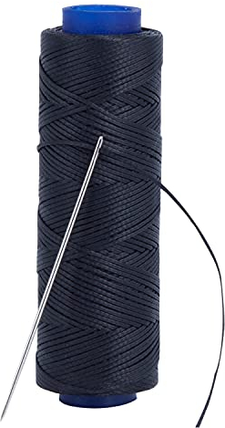 Shelver Sattlergarn, 1mm Starkes, Gewachstes, Robustes Garn für Leder, Ledergarn, Schwere Textilien, Polsterung, Schuhe, Taschen, Heimwerken, Reparaturen – 30 Farben
