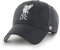 '47 Liverpool FC MVP Unisex-Baseballkappe, Verstellbar, Hochwertiges Design und Verarbeitung, White Logo, Black