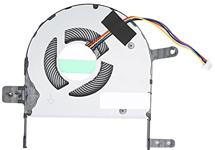 Ventilador de refrigeración de CPU para computadora portátil para S510U / X510U / S510UA / F510U, conector de 4 pines, radiador silencioso de disipación de calor fuerte para (Número FJPP)