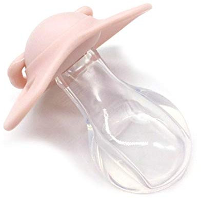GLASSNOBLE Tétine en silicone en forme de papillon pour adulte Rose