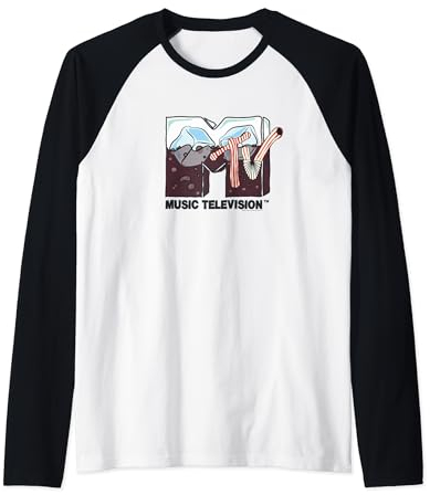 MTV Logo Cola und Eiswürfel Raglan