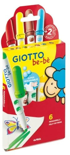 Marker Giotto Bebe' 6 Stück