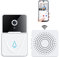 SPORTARC Videocitofono senza fili WiFi Smart Wireless Video Campanello Telecamera 1080P Visiva Intelligente IP65 Resistente alle intemperie per la Sicurezza Domestica
