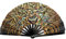 Large Rave Folding Handheld Chinese/Japanese Fan Women Girls Rave Accessories for Music Festivals Burlesque Pride Outfits Clack Fan (Lion)